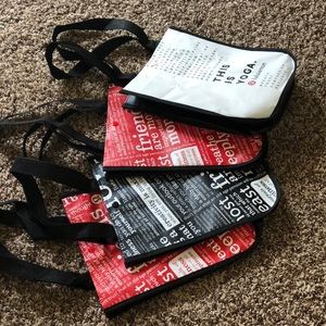  Lululemon Bags Shopping Totes Bundle of 4